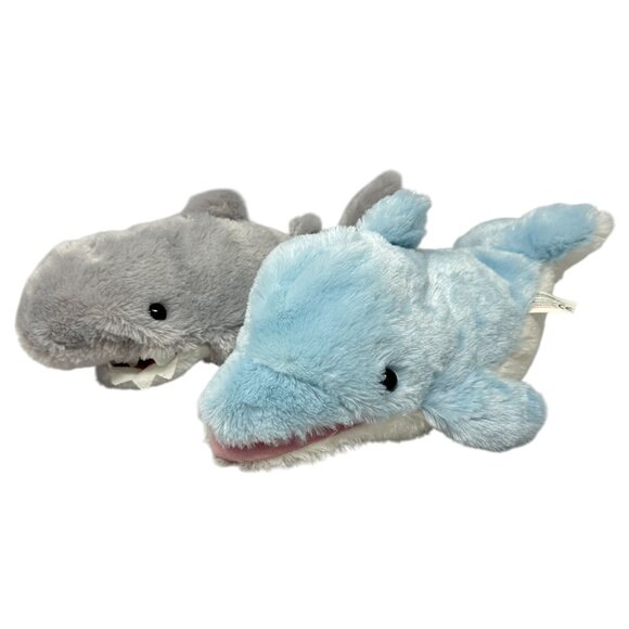 Kellytoy Shark Dolphin Plush Hand Puppet Toy 2011 12 Inch Sea Animals - Picture 1 of 10